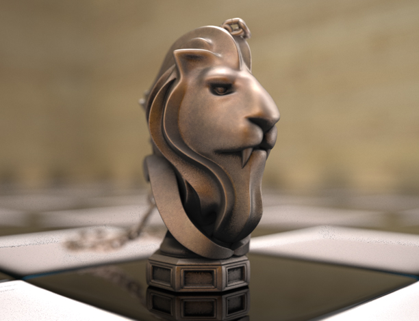 LionHeartPendant:シルバーアクセサリー925